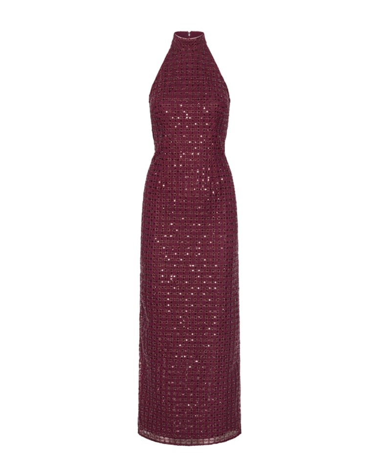 maxi dress beaded zinfandel by Selfnex
