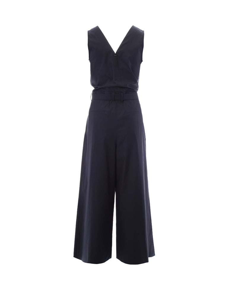 sleeveless jumpsuit navy blue by Selfnex