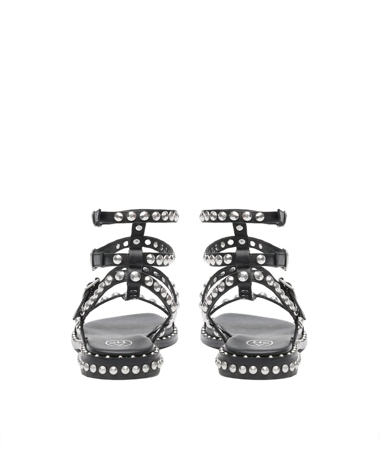 sandals play black/antic silver by Selfnex