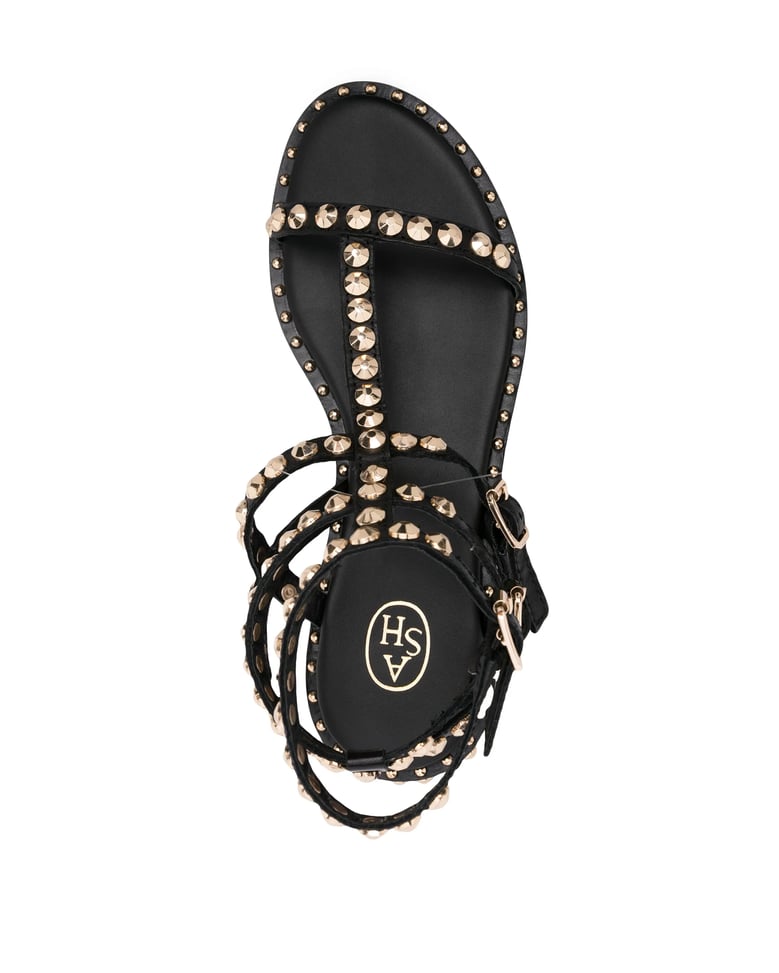sandals play black/antic silver by Selfnex