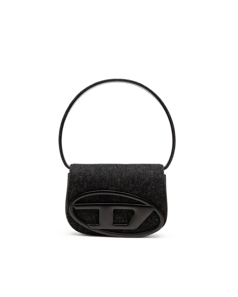 shoulder bag 1dr washed black denim by Selfnex