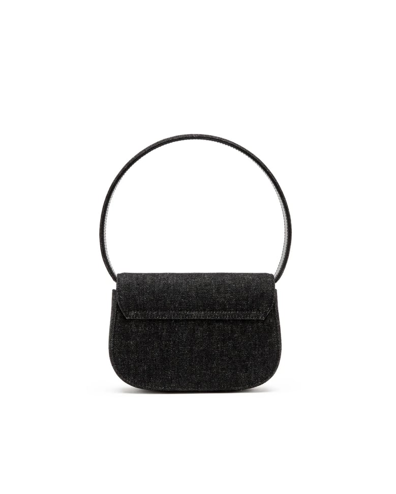 shoulder bag 1dr washed black denim by Selfnex