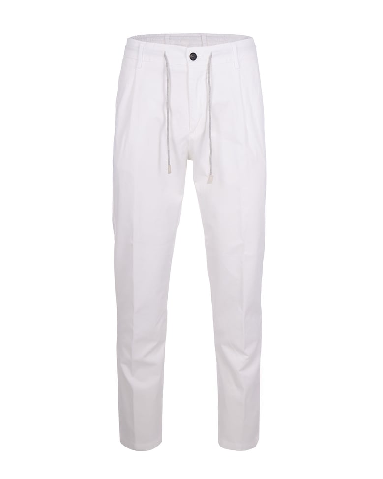 jogger trousers white by Selfnex