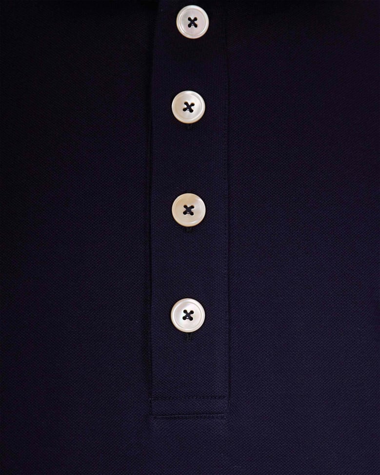 polo shirt blue by Selfnex