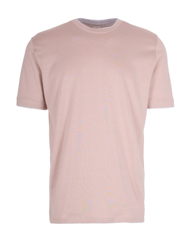 crew-neck t-shirt powder light grey by Selfnex