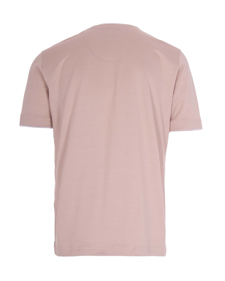 crew-neck t-shirt powder light grey by Selfnex