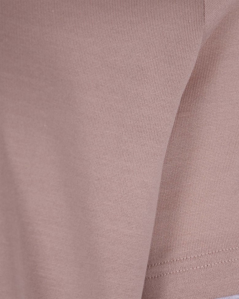 crew-neck t-shirt powder light grey by Selfnex