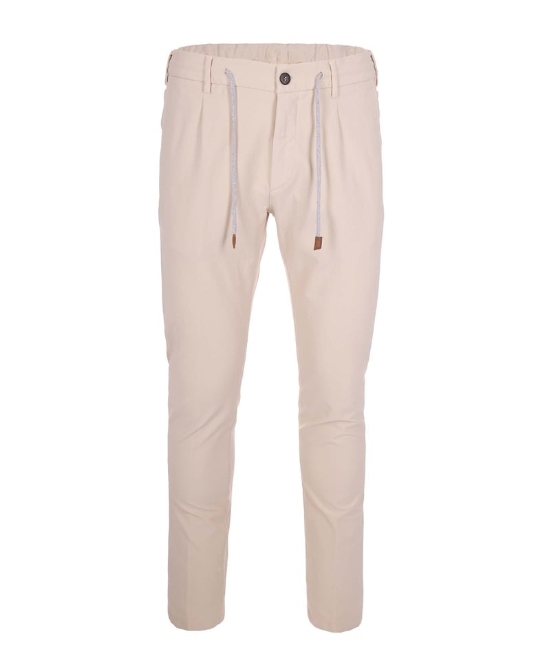 joggers in cotton sand by Selfnex