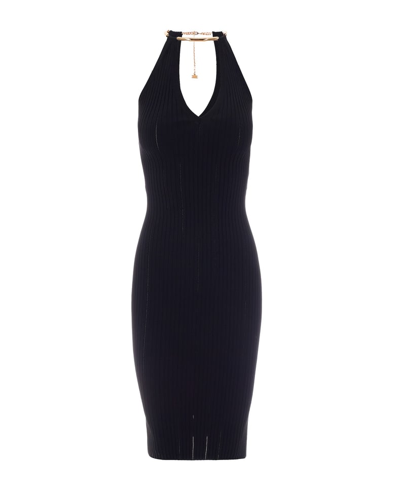 dress, knit, black by Selfnex