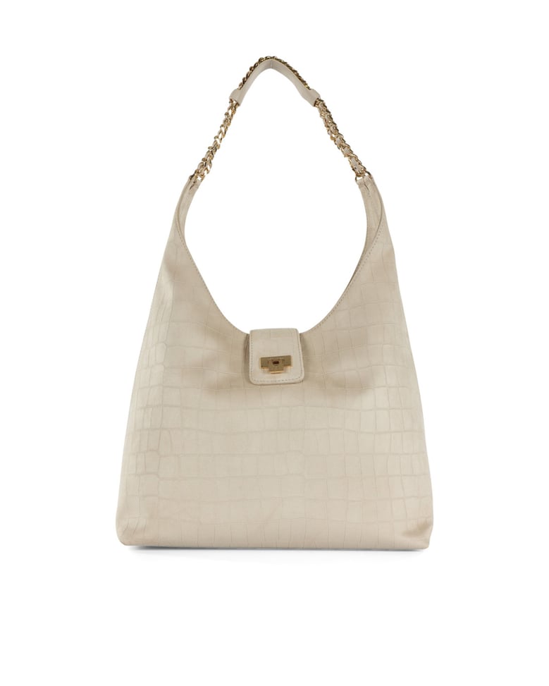 hobo bag suede vanilla by Selfnex