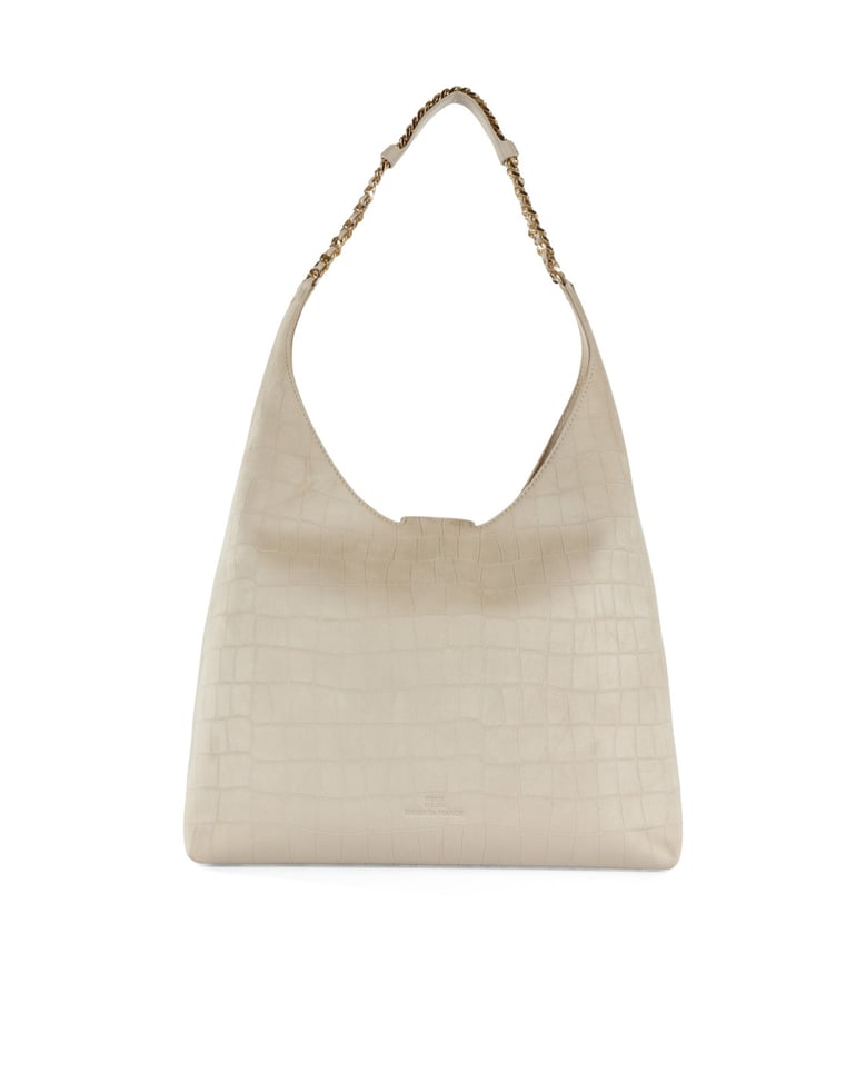 hobo bag suede vanilla by Selfnex