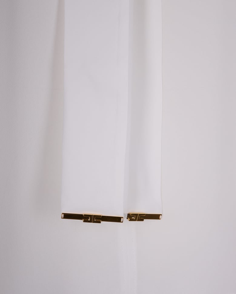 shirt georgette ivory by Selfnex