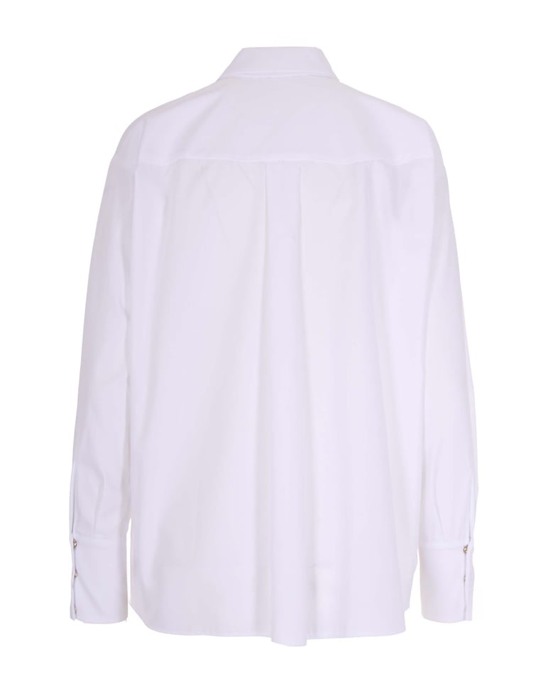 shirt with tie white by Selfnex