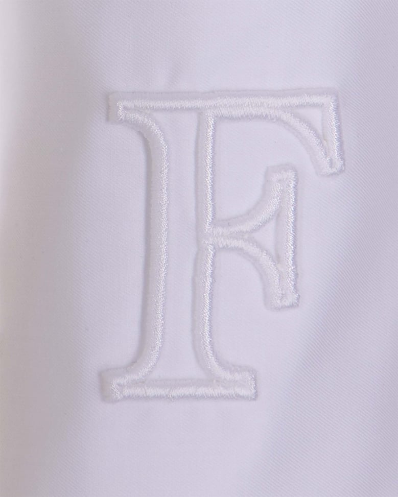 shirt with tie white by Selfnex