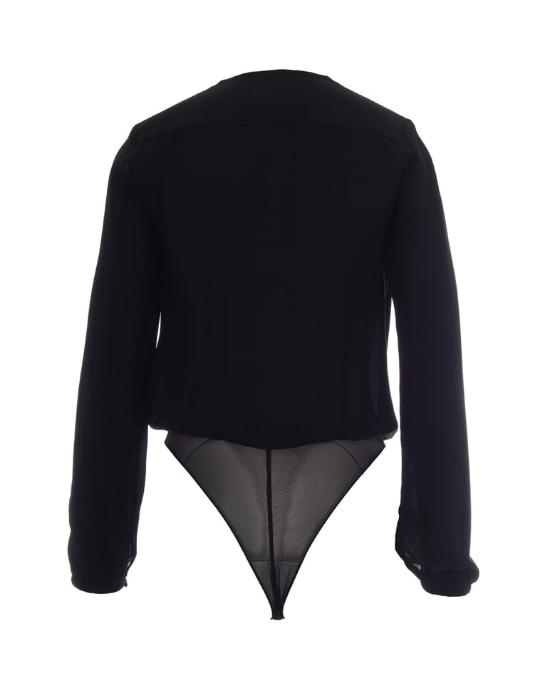 bodysuit georgette black by Selfnex
