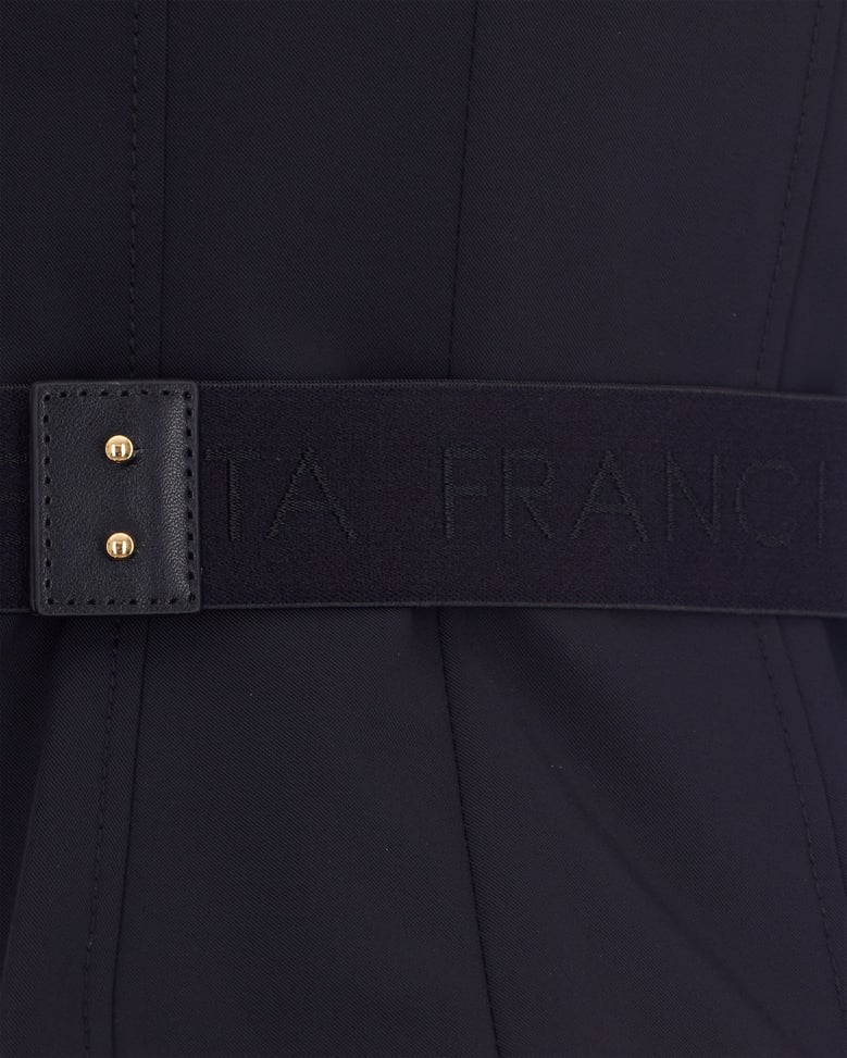 blazer in technical stretch fabric black by Selfnex