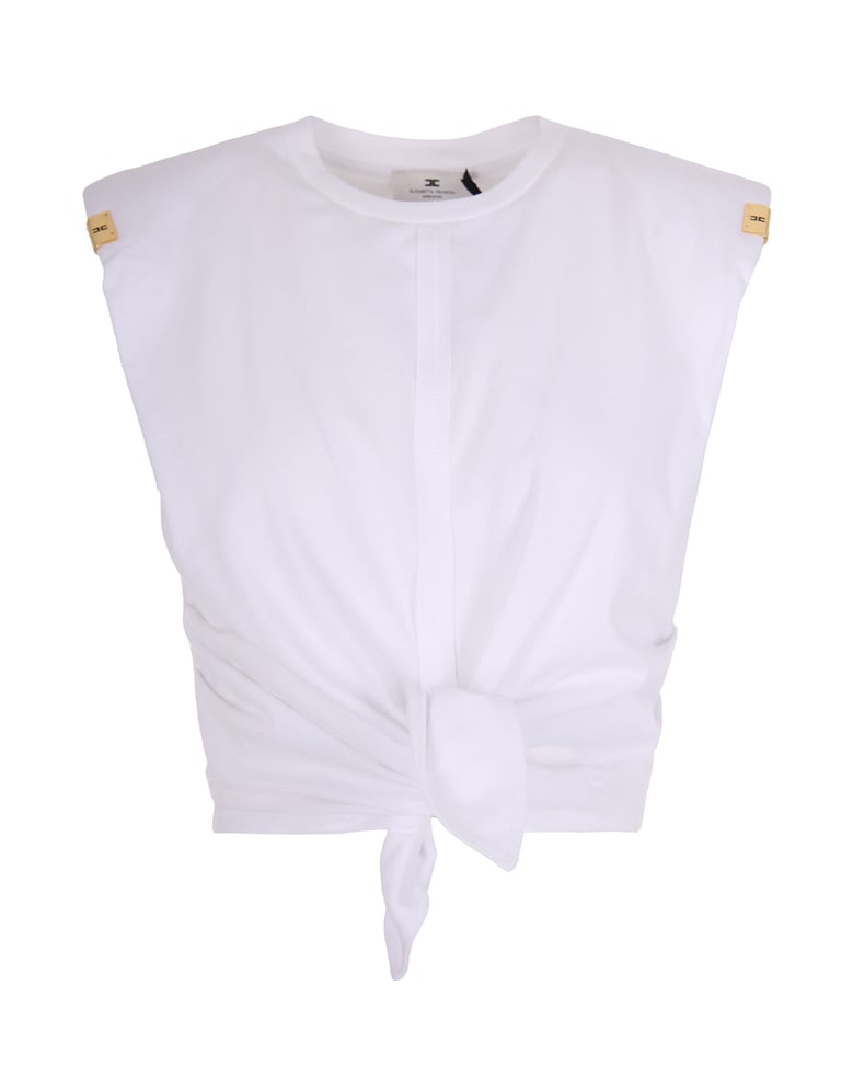 t-shirt with knot chalk by Selfnex