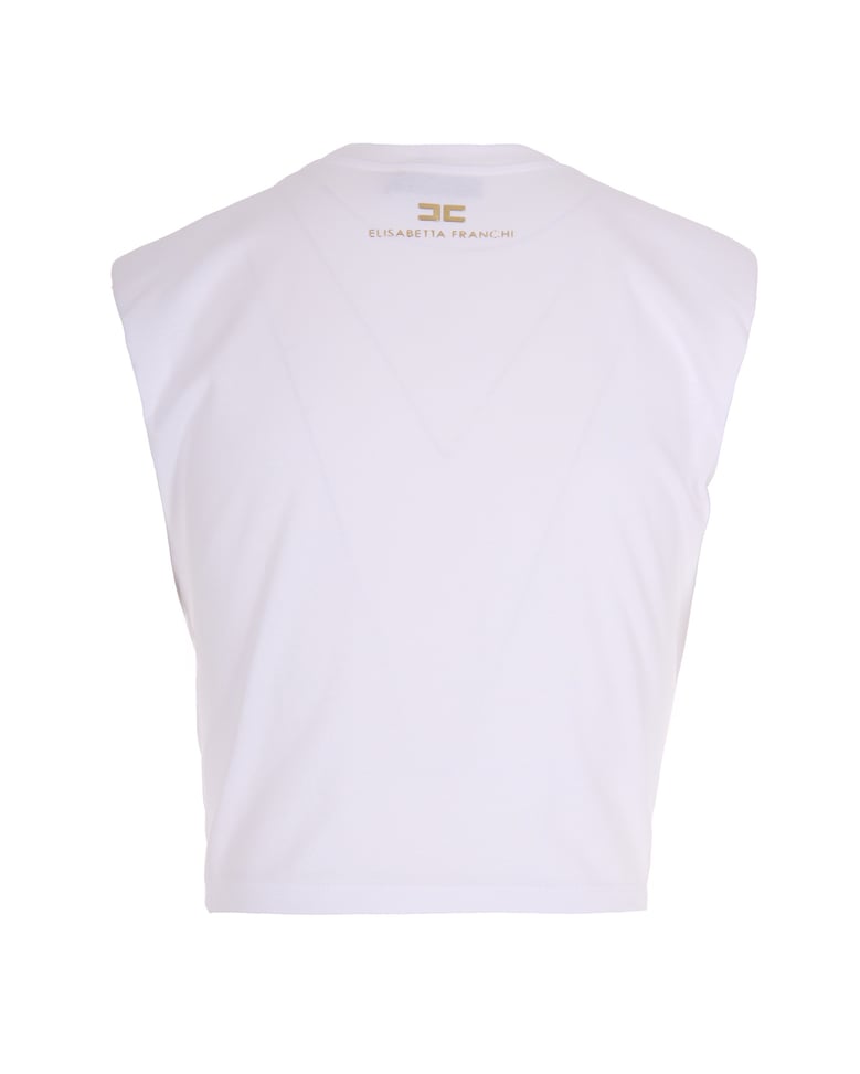 t-shirt with knot chalk by Selfnex