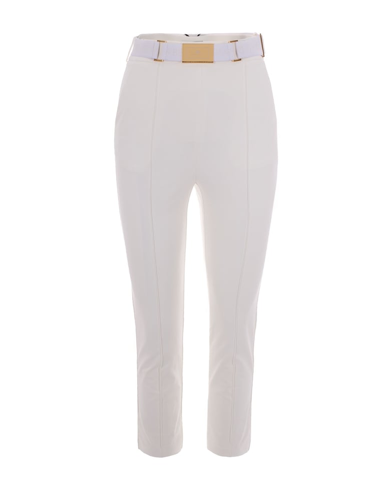 trousers technical stretch ivory by Selfnex