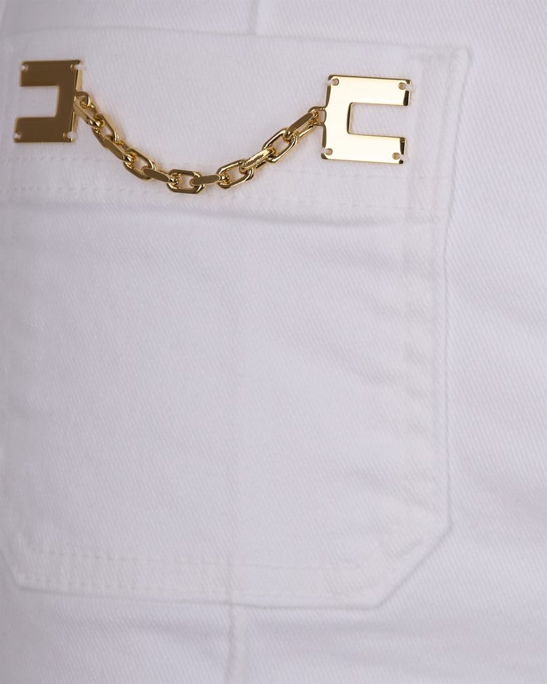 jeans with logo detail by Selfnex