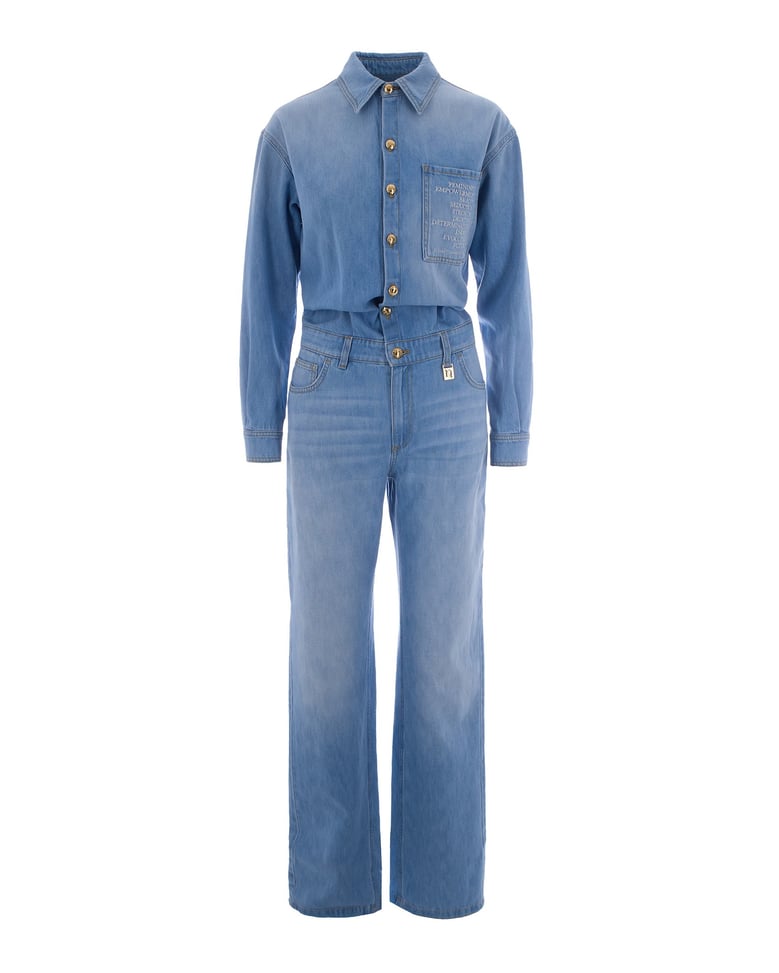 denim jumpsuit light blue by Selfnex