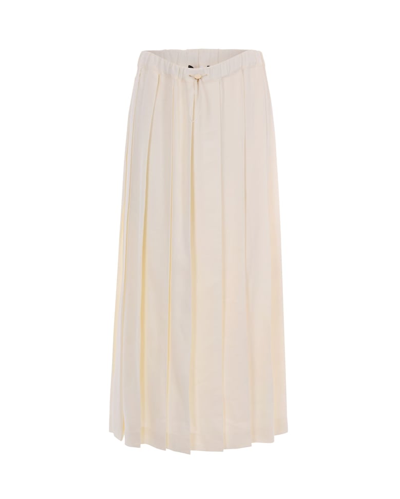 pleated skirt tecno tailoring butter by Selfnex