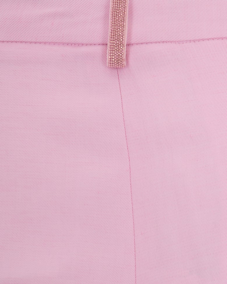 trousers fluid linen-viscose petal pink by Selfnex
