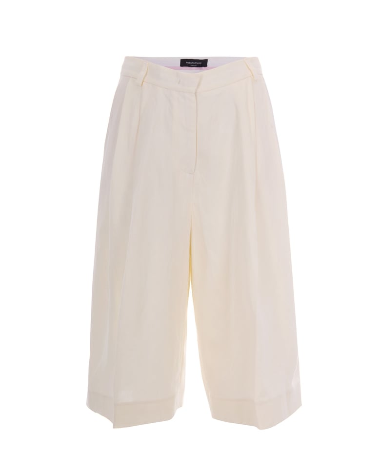 bermuda shorts viscose-linen butter by Selfnex