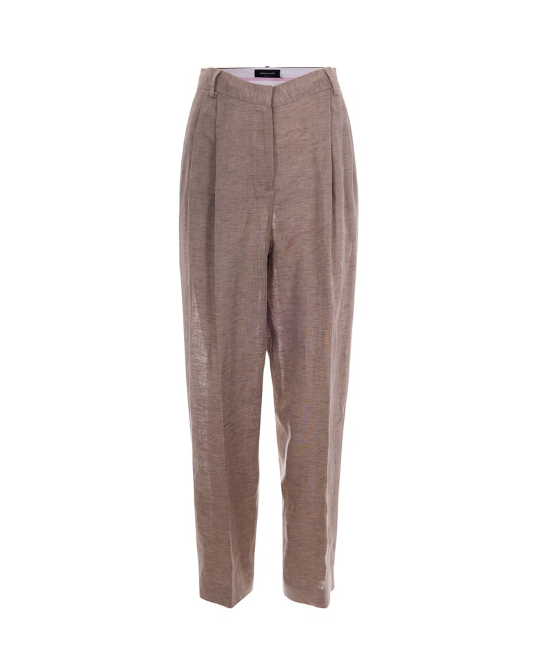 trousers carrot fit dove grey by Selfnex