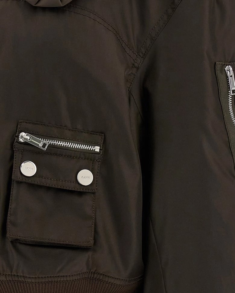 bomber jacket demitasse nylon by Selfnex