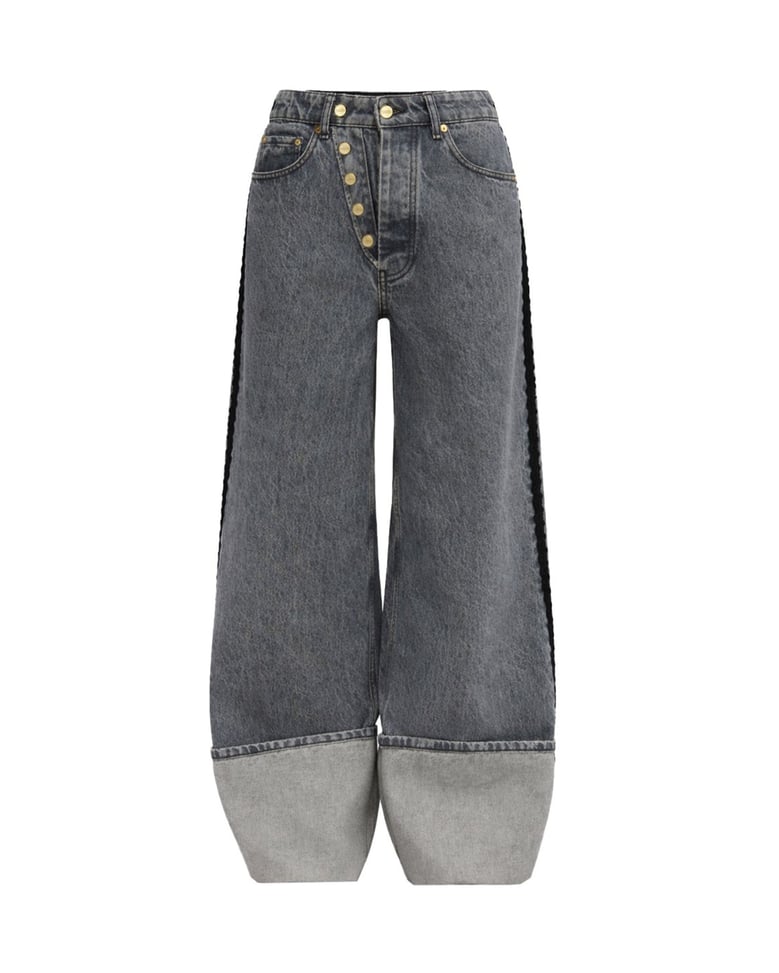 jeans double fly slate grey by Selfnex