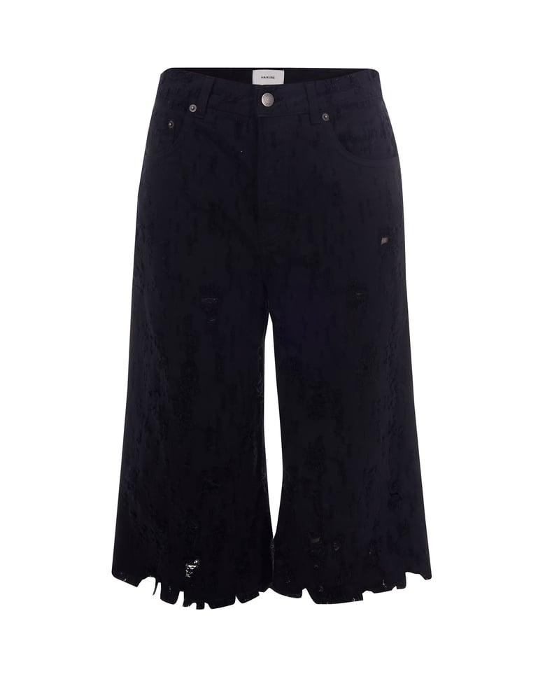 bermuda shorts beck bull destroy black by Selfnex