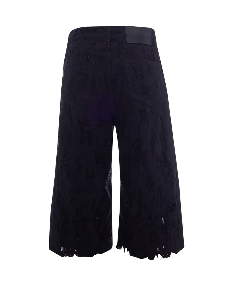 bermuda shorts beck bull destroy black by Selfnex