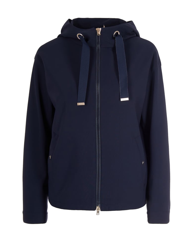 short neoprene jacket navy blue by Selfnex
