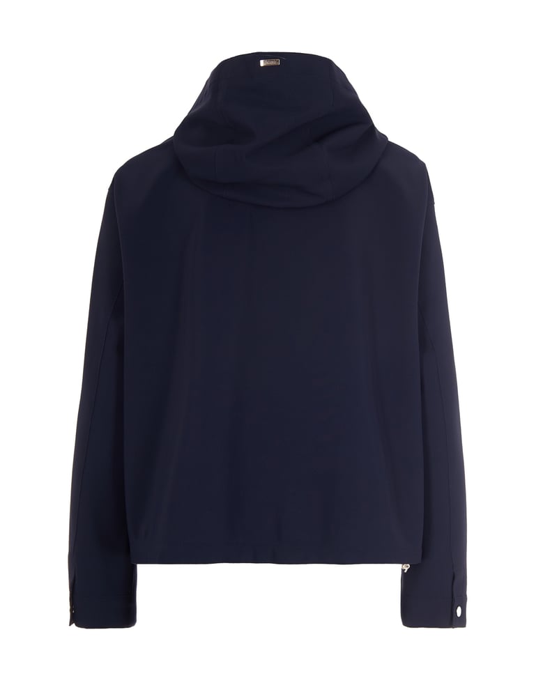 short neoprene jacket navy blue by Selfnex
