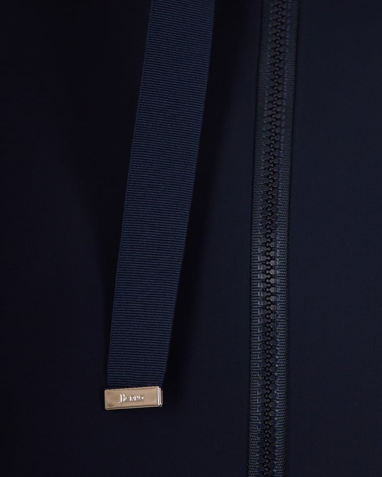 short neoprene jacket navy blue by Selfnex