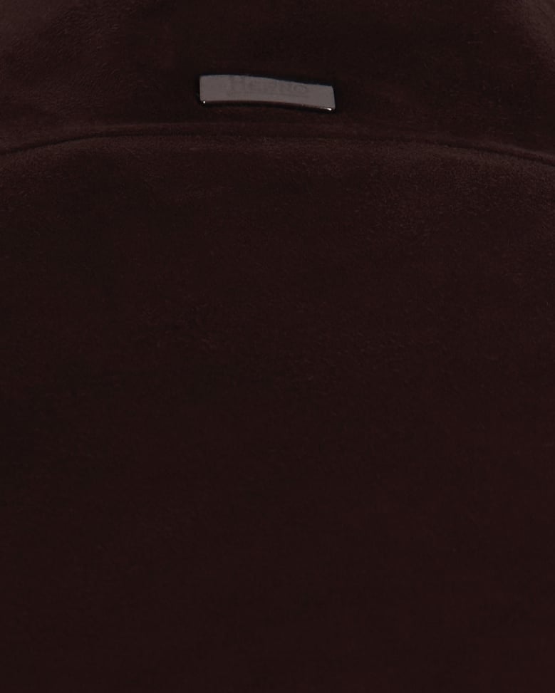 suede-effect jacket dark brown by Selfnex