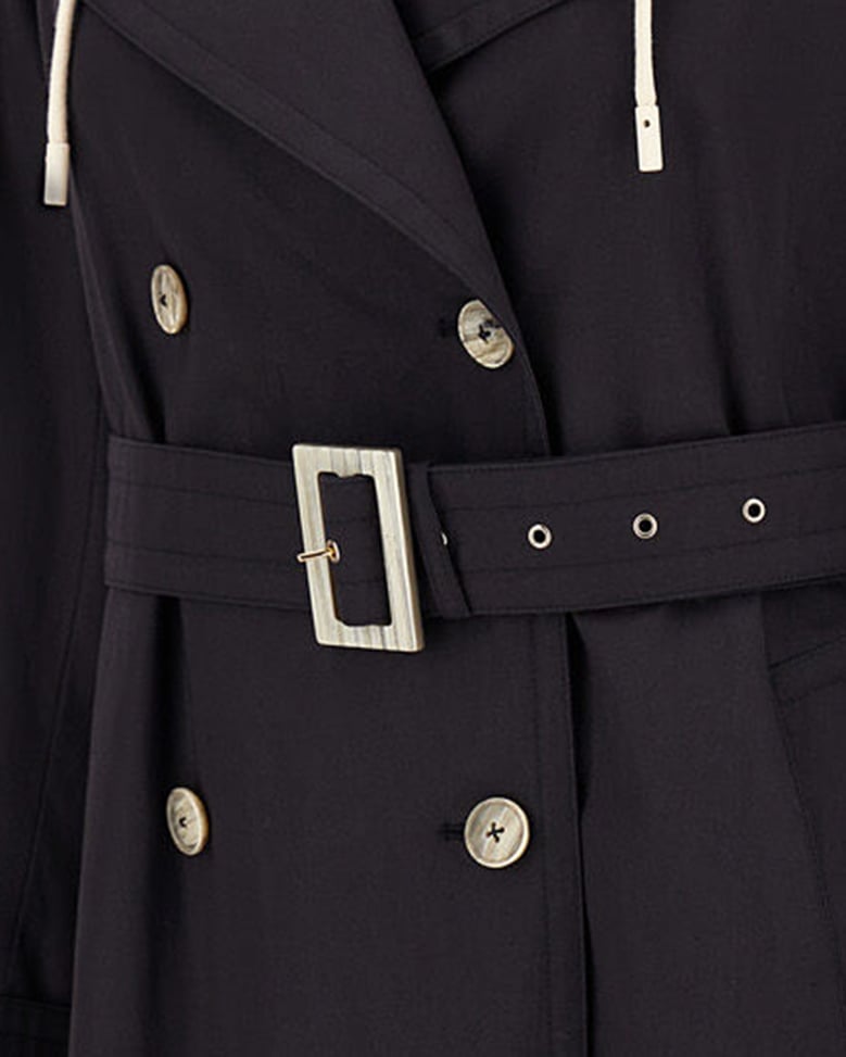 trench coat navy by Selfnex