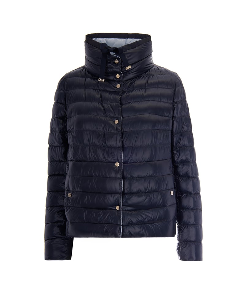 reversible puffer jacket dark blue by Selfnex