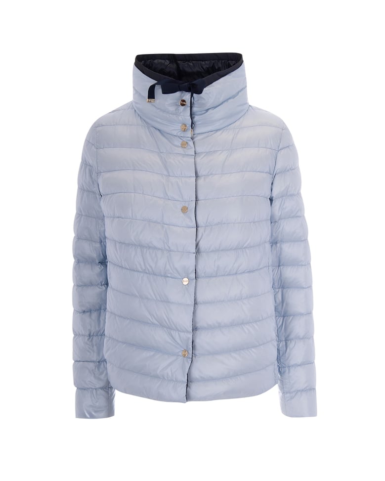 reversible puffer jacket dark blue by Selfnex