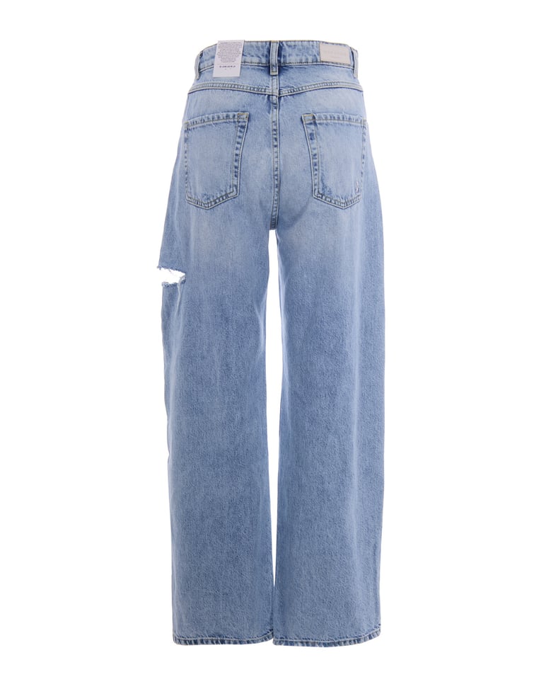 wide-leg jeans poppy sky blue by Selfnex
