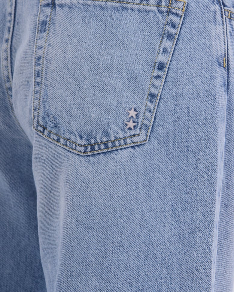 wide-leg jeans poppy sky blue by Selfnex