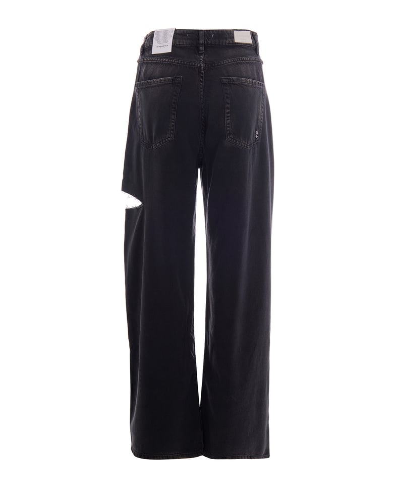 wide-leg jeans poppy black by Selfnex