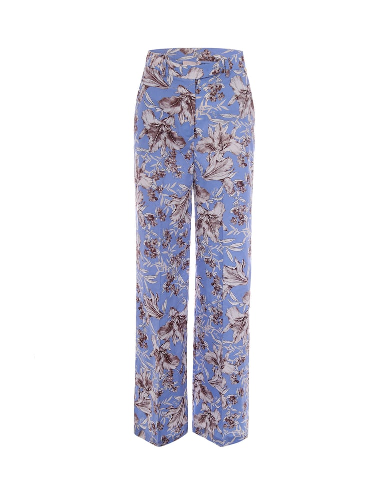 wide-leg trousers blue wave liles by Selfnex