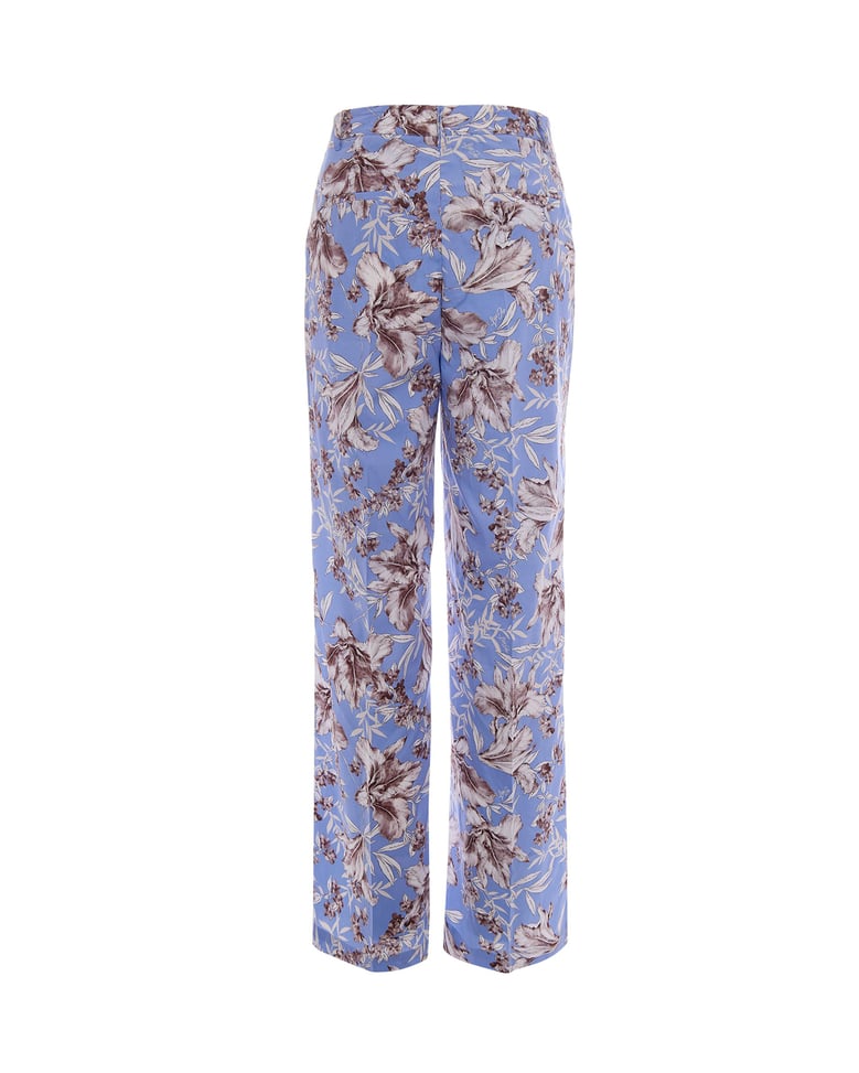 wide-leg trousers blue wave liles by Selfnex