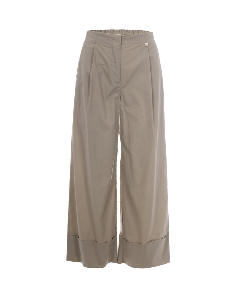 flare trousers aluminium by Selfnex