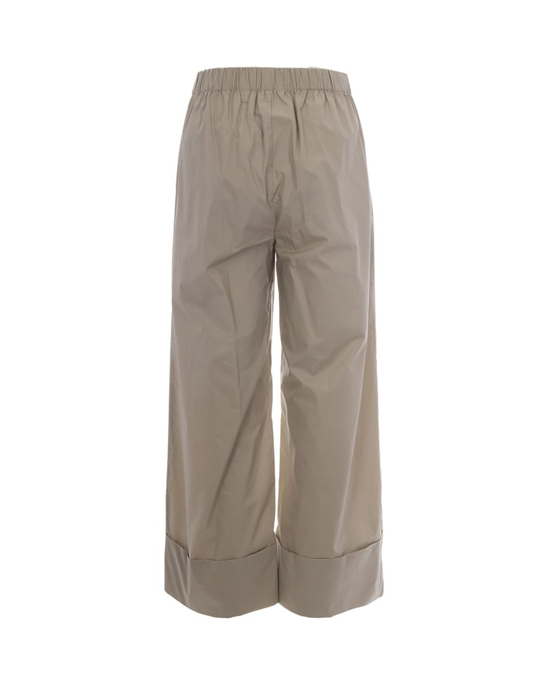 flare trousers aluminium by Selfnex