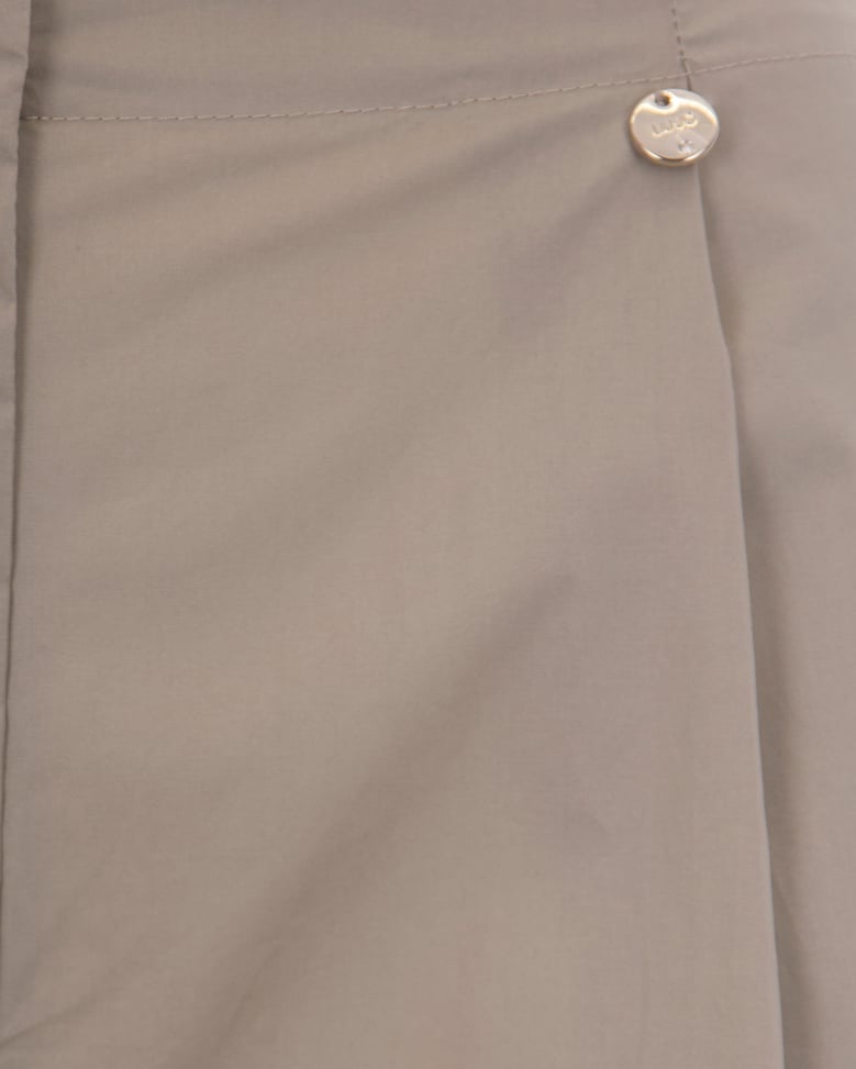 flare trousers aluminium by Selfnex
