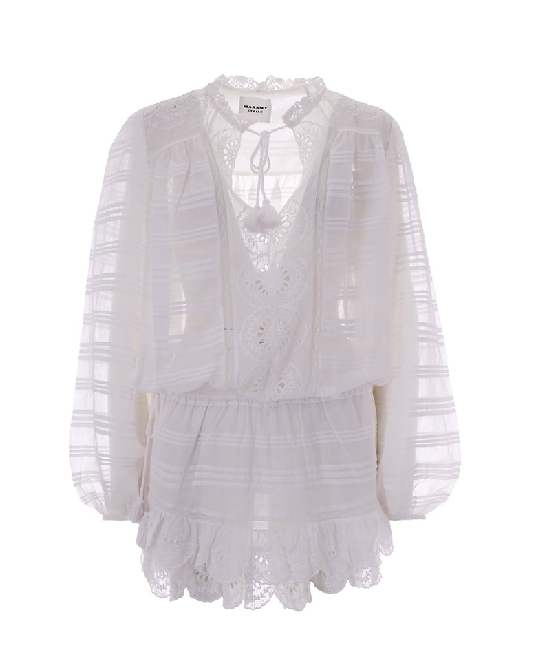 short dress preya white by Selfnex