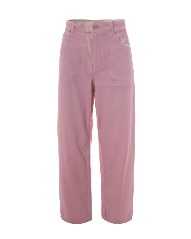jeans pink washed denim by Selfnex